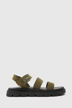 Кожаные босоножки Tina на толстой подошве Schuh, зеленый