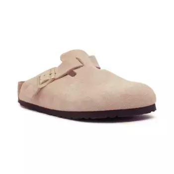 Кожаные бостонские тапочки Birkenstock, розовый
