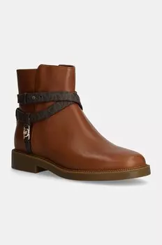 Кожаные ботильоны Abigail Michael Michael Kors, коричневый