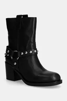 Кожаные ботильоны Aldo ALBAI, черный