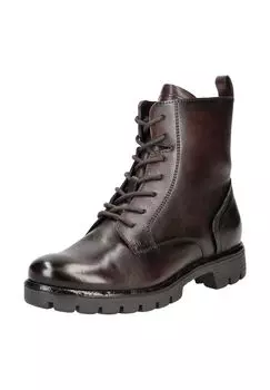 Кожаные ботильоны Ara, цвет Cacao