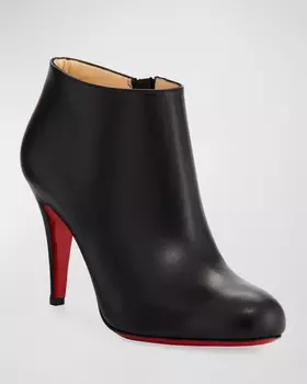 Кожаные ботильоны Belle с красной подошвой Christian Louboutin