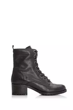 Кожаные ботильоны Bezzie на шнуровке Moda in Pelle, черный