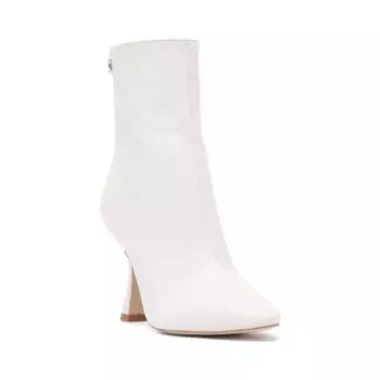 Кожаные ботильоны Blugirl, бежевый