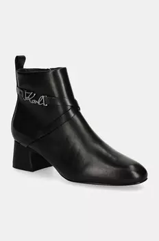 Кожаные ботильоны BONNIE Karl Lagerfeld, черный