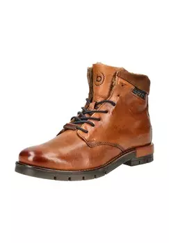 Кожаные ботильоны Bugatti, коньячный