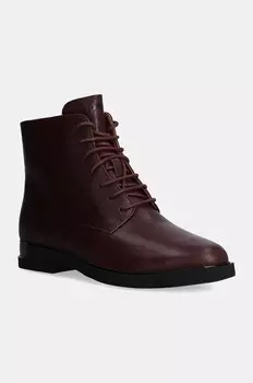 Кожаные ботильоны Camper Iman, гранатовый