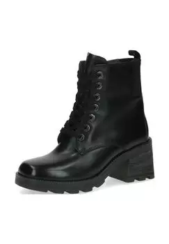 Кожаные ботильоны Caprice, черный