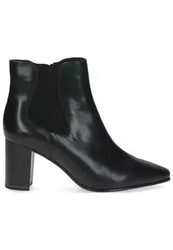 Кожаные ботильоны Caprice, черный