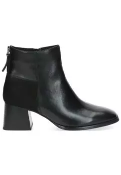 Кожаные ботильоны Caprice, черный