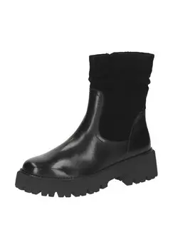 Кожаные ботильоны Caprice, черный