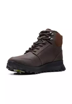 Кожаные ботильоны CLARKS, коричневый