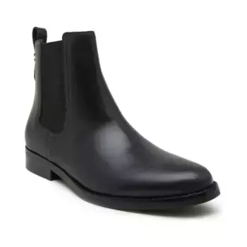 Кожаные ботильоны Coach, черный