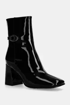 Кожаные ботильоны Coccinelle, черный