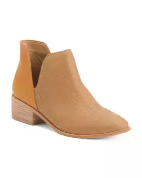 Кожаные ботильоны Como с открытой лодыжкой Kaanas, цвет Honey