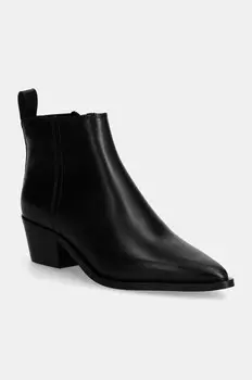 Кожаные ботильоны COWBOY BOOT MG LTH Calvin Klein Jeans, черный