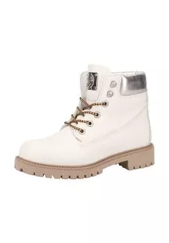 Кожаные ботильоны Darkwood, серебро