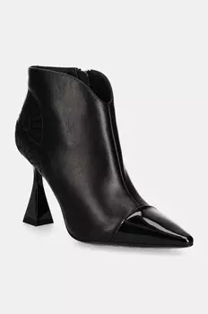 Кожаные ботильоны DEBUT II Karl Lagerfeld, черный