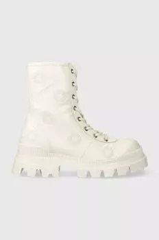 Кожаные ботильоны Desigual, белый