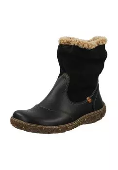 Кожаные ботильоны El Naturalista, черный