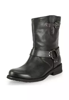 Кожаные ботильоны Felmini, черный