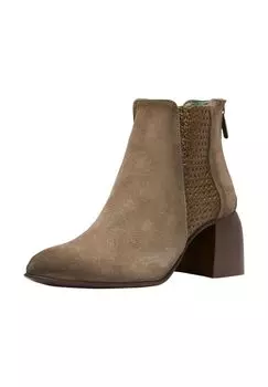 Кожаные ботильоны Felmini, цвет Braun Grau