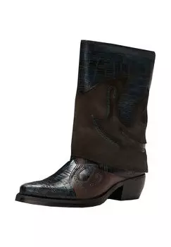 Кожаные ботильоны Felmini, серый