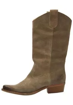 Кожаные ботильоны Felmini, серый