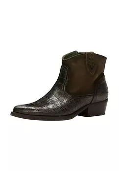 Кожаные ботильоны Felmini, зеленый