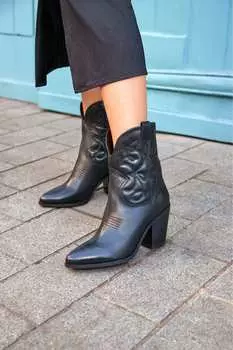 Кожаные ботильоны Forever Comfort Next, черный