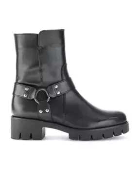 Кожаные ботильоны Gabor, черный