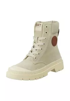 Кожаные ботильоны GANT, бежевый