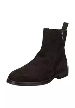 Кожаные ботильоны GANT, черный