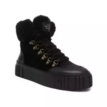 Кожаные ботильоны Gant, черный