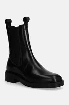 Кожаные ботильоны Gant Fallwi, черный