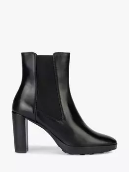 Кожаные ботильоны Geox Walk Pleasure 85, черные