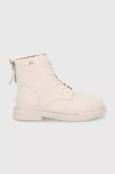 Кожаные ботильоны Goe, бежевый