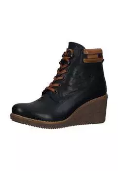 Кожаные ботильоны Hush Puppies, синий