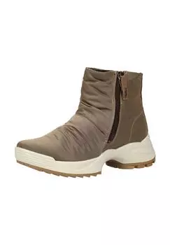 Кожаные ботильоны igi&co, серый