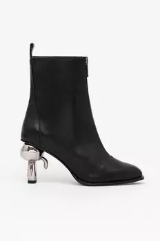 Кожаные ботильоны IKON HEEL Karl Lagerfeld, черный