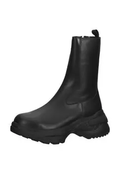 Кожаные ботильоны ILC, черный