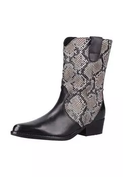 Кожаные ботильоны ILC, черный