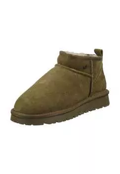 Кожаные ботильоны Ilc, хаки