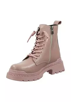 Кожаные ботильоны ILC, пудровый
