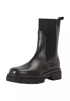 Кожаные ботильоны INUOVO, черный