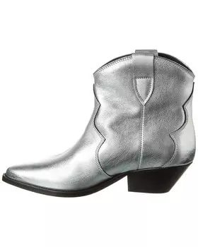 Кожаные ботильоны Isabel Marant Dewina, серебро