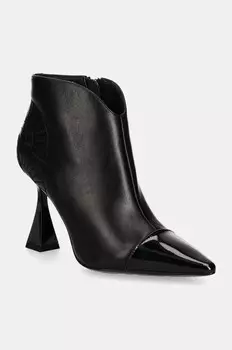 Кожаные ботильоны Karl Lagerfeld DEBUT II, черный