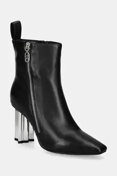 Кожаные ботильоны Karl Lagerfeld KL TOWER, черный