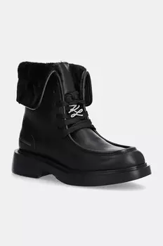 Кожаные ботильоны Karl Lagerfeld MACIE, черный