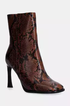 Кожаные ботильоны Kelsea MICHAEL Michael Kors, коричневый